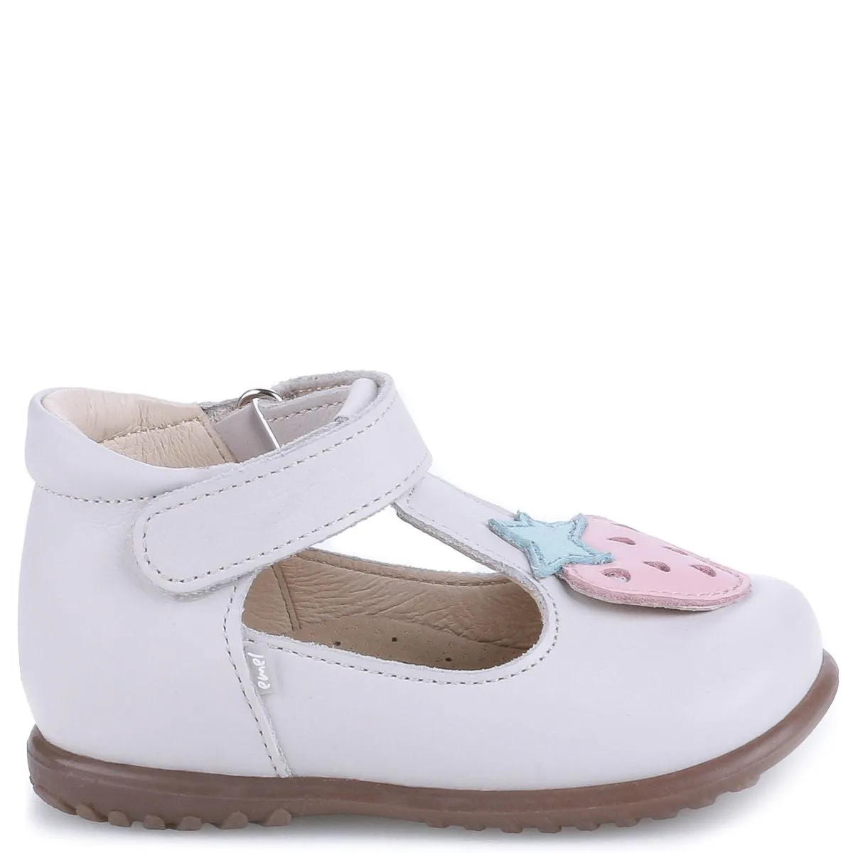 (2409G-2) Emel white Strawberry ballerina