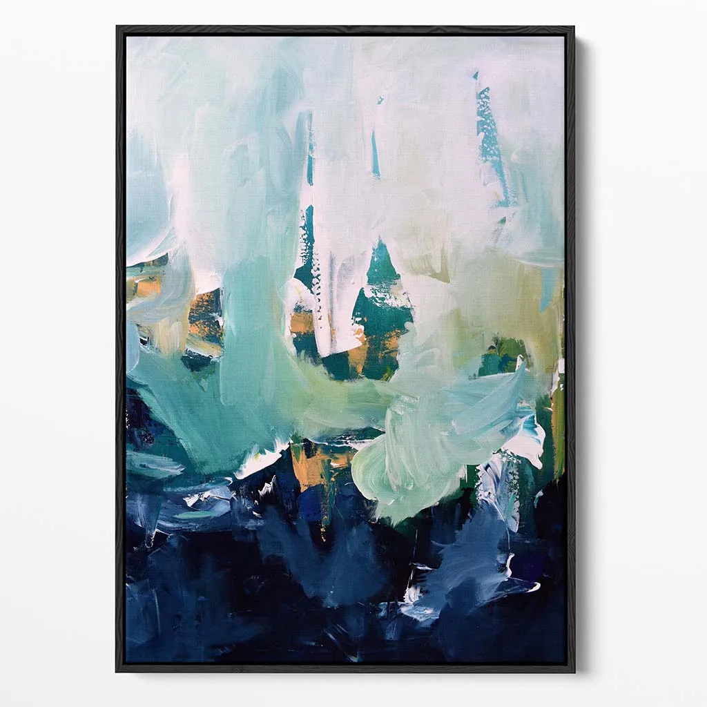 Abstract 175 Framed Canvas