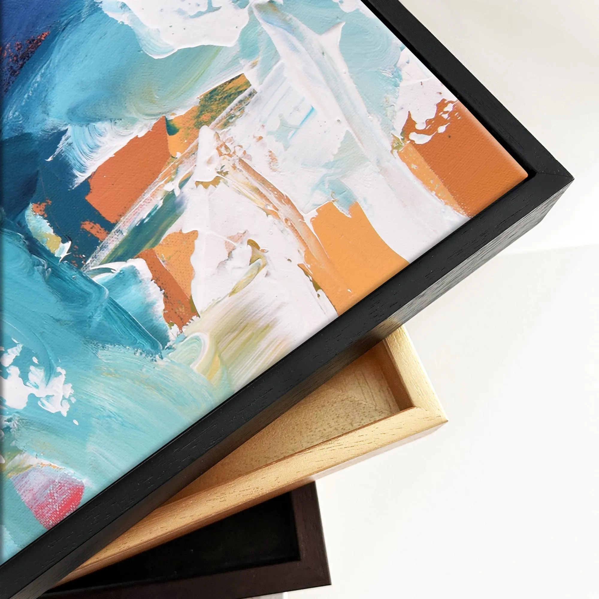 Abstract 281 Framed Canvas