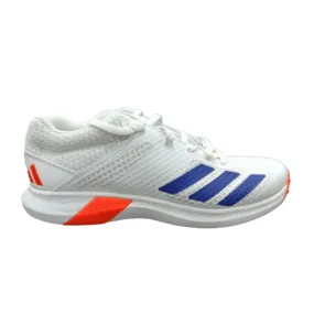 Adidas Men's Adipower Vectorid 20 Cricket Shoe (White/Lucid Blue/Solar Red)