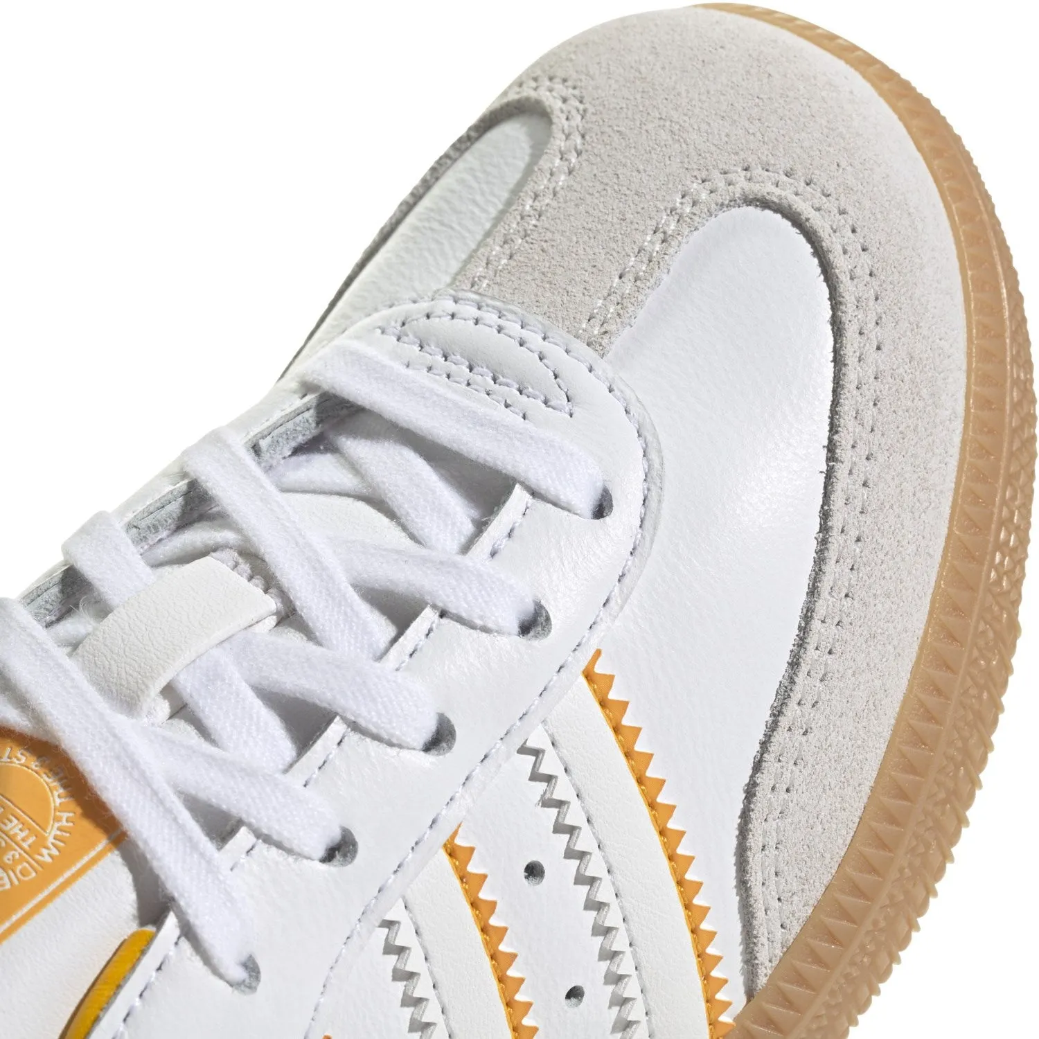 adidas Originals Crystal White/Cloud White/Crew Yellow Samba Og C Sneakers