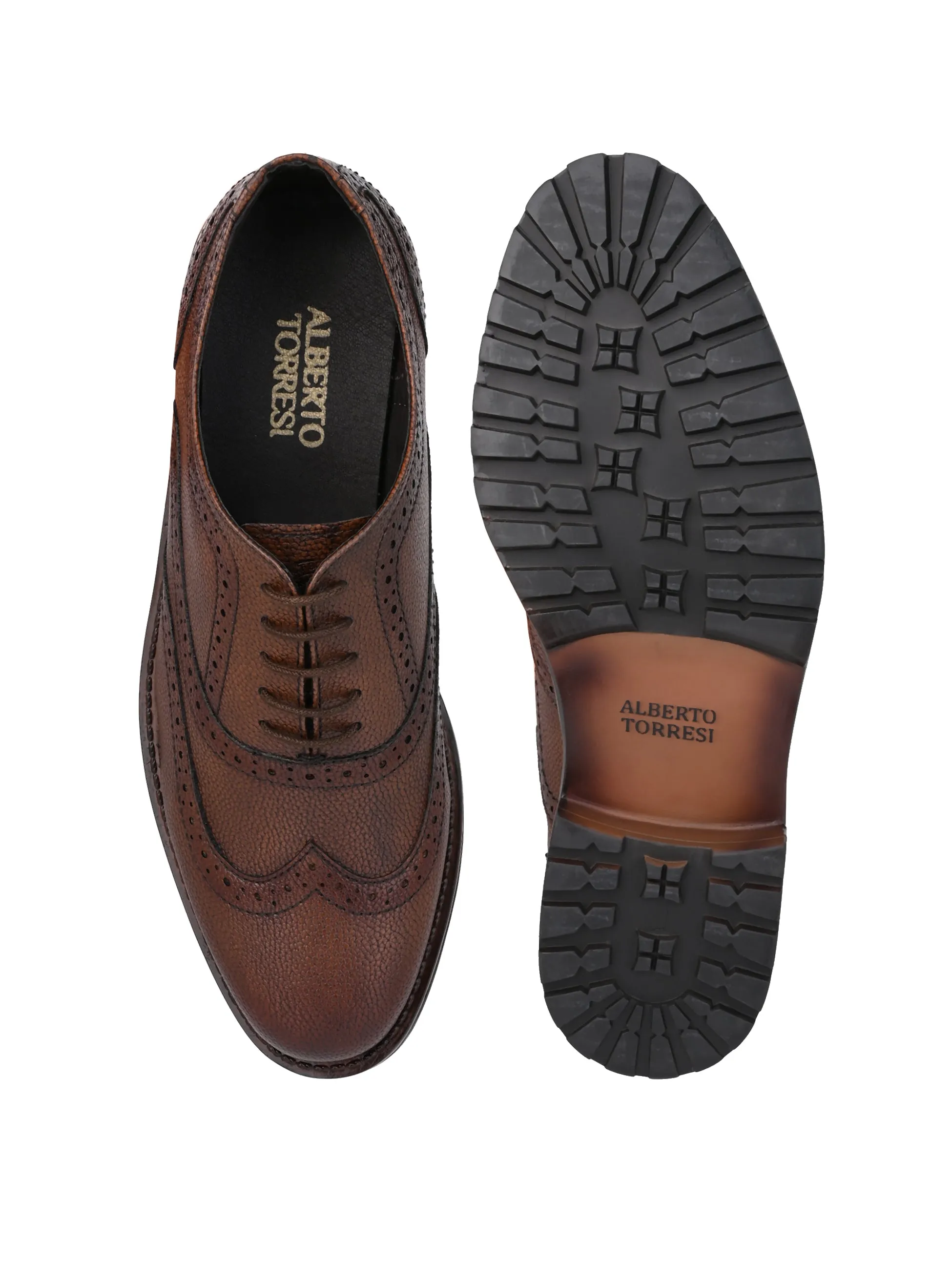 Alberto Torresi Latest Brogue Shoes With Padded Insole