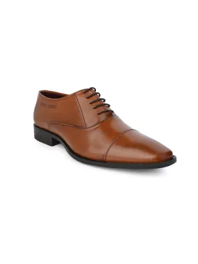 Alberto Torresi Synthetic Tan Laceup Formal Shoes