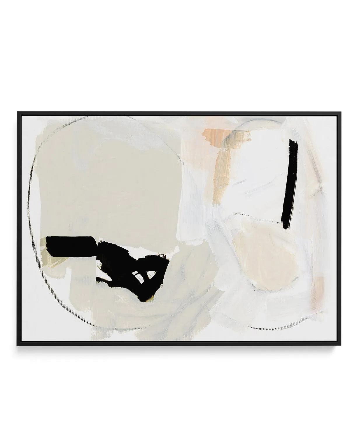 Apart by Dan Hobday | Framed Canvas Art Print