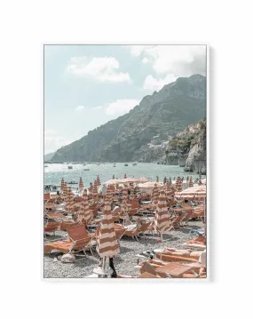 Arienzo To Positano II, Amalfi | Framed Canvas Art Print