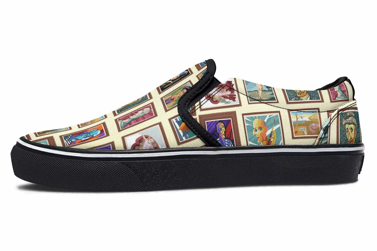 Art Gallery Slip-On Shoes