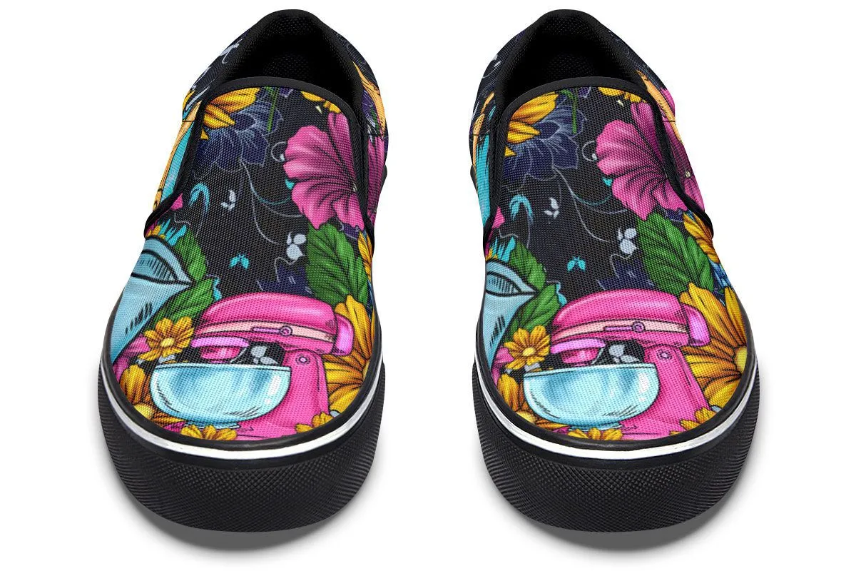 Artistic Baking Slip-On Shoes