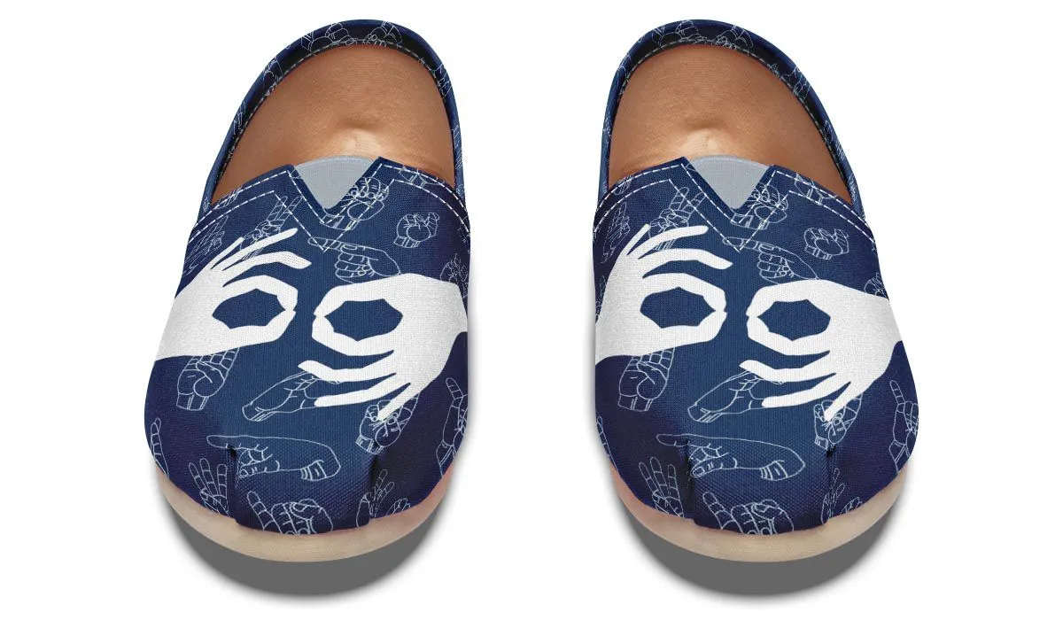 ASL Interpreter Casual Shoes