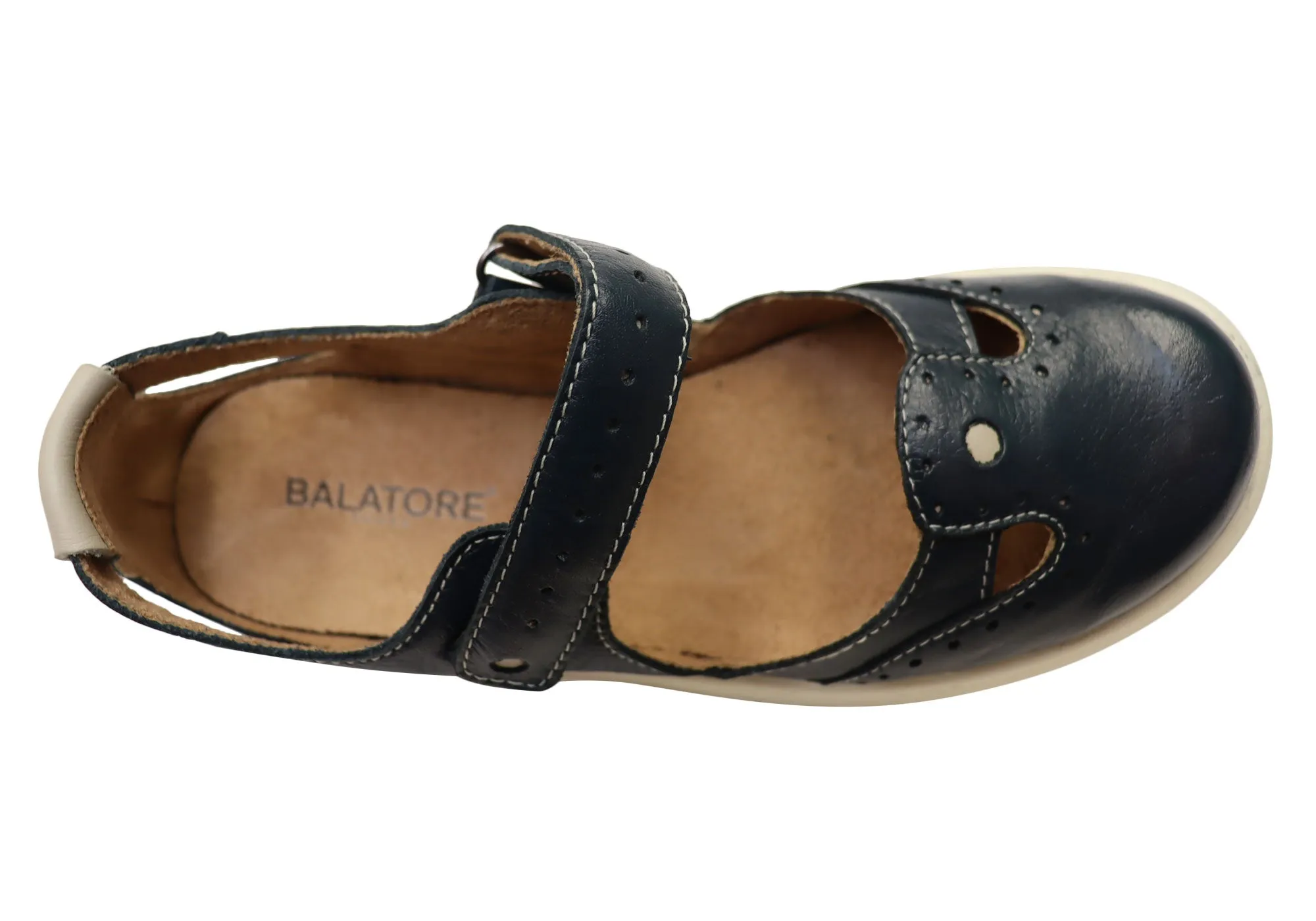 Balatore Mimosa Womens Comfortable Brazilian Mary Jane Leather Shoes