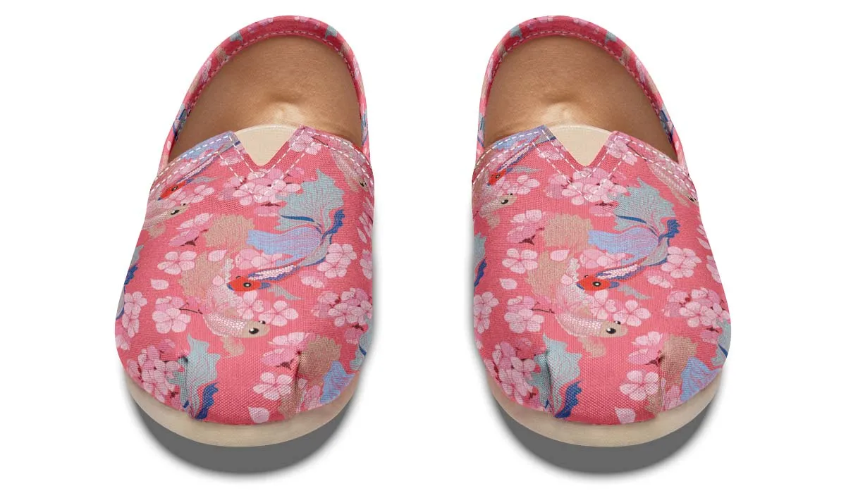 Beta Fish Pattern Casual Shoes