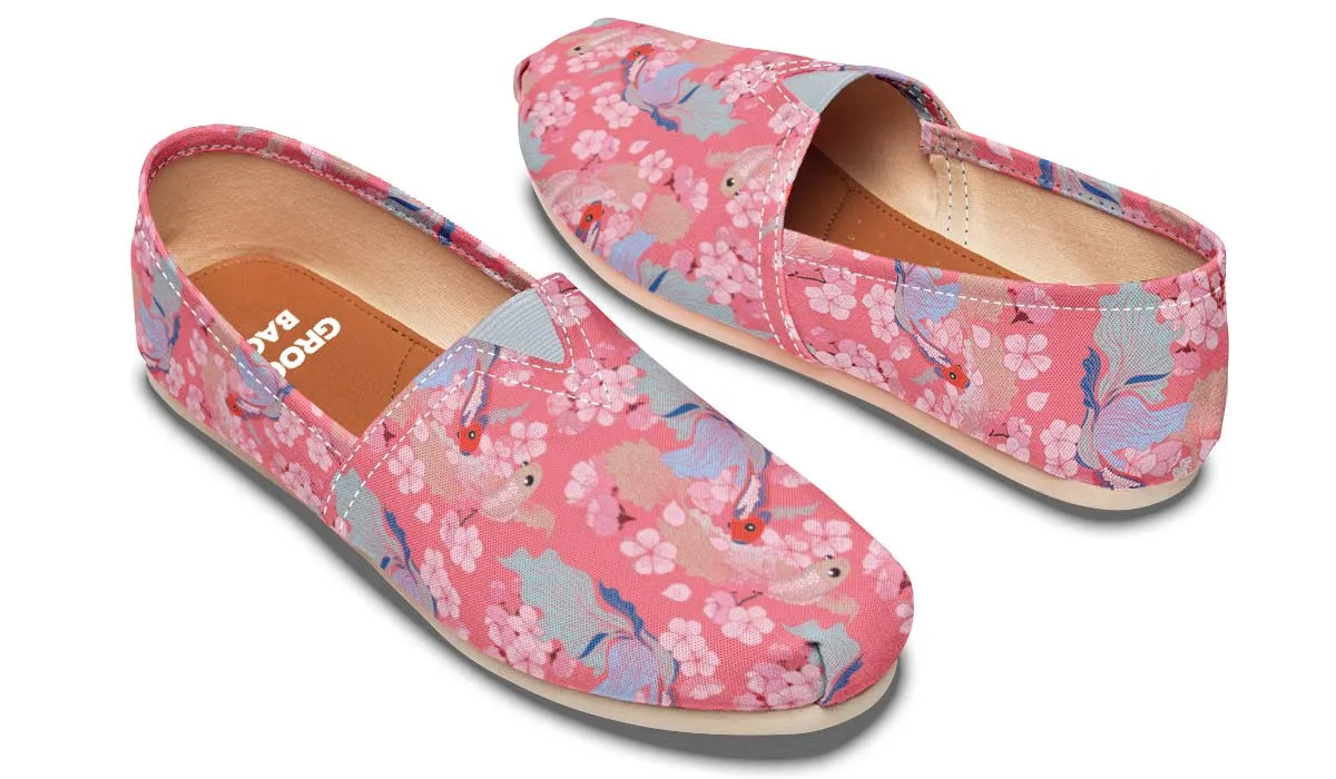 Beta Fish Pattern Casual Shoes