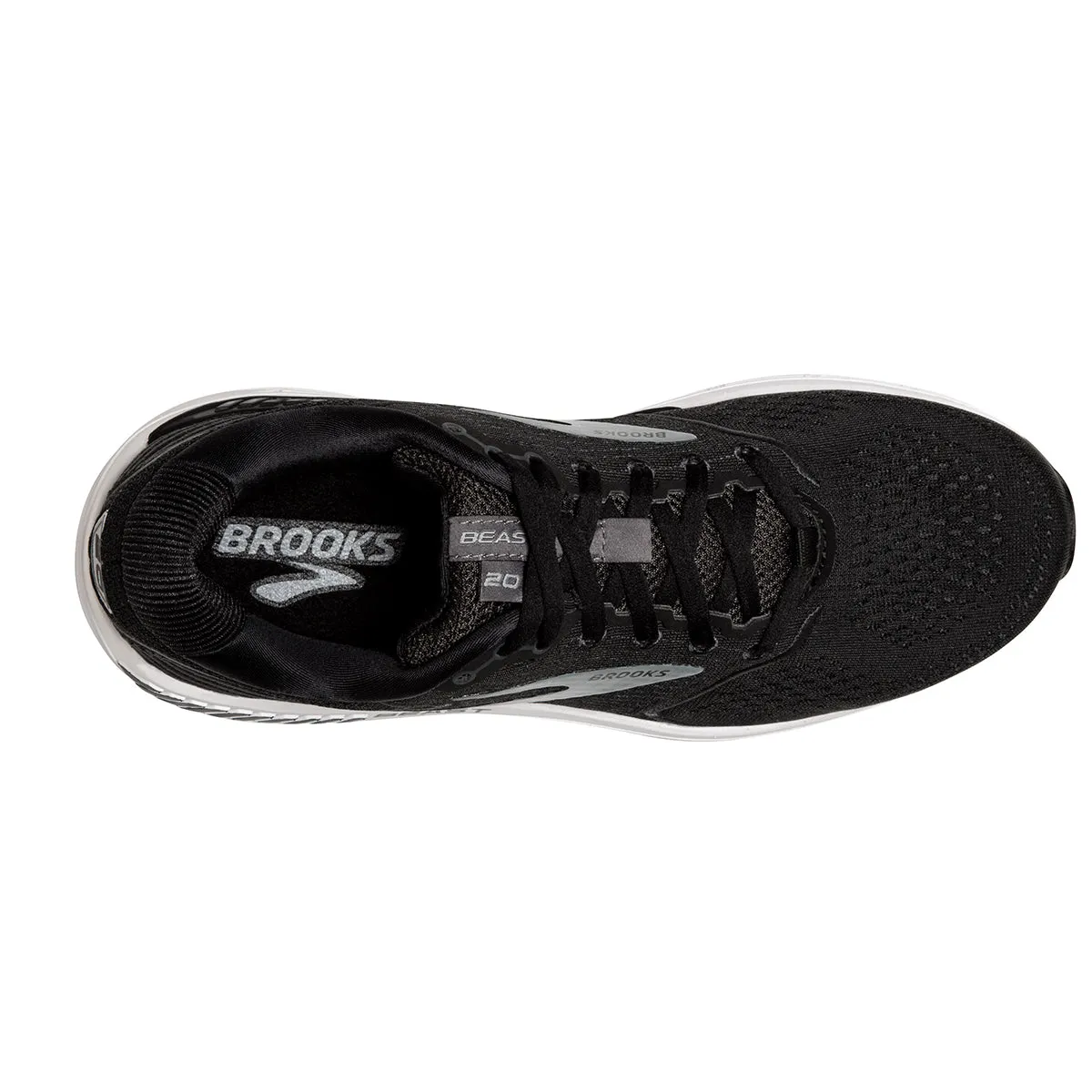 Brooks Beast 20 Mens | Black/Ebony/Grey