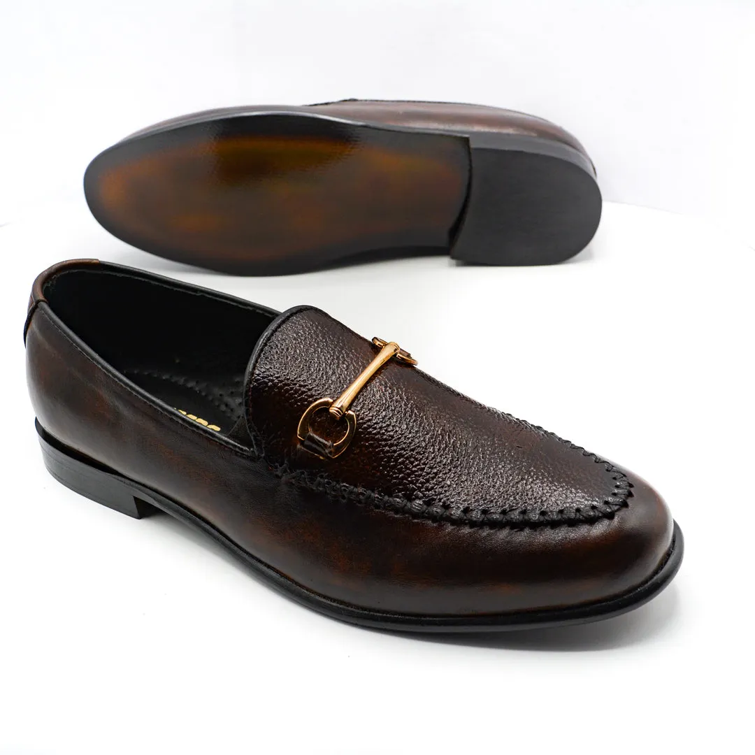 Brown Leather Executive Shoes