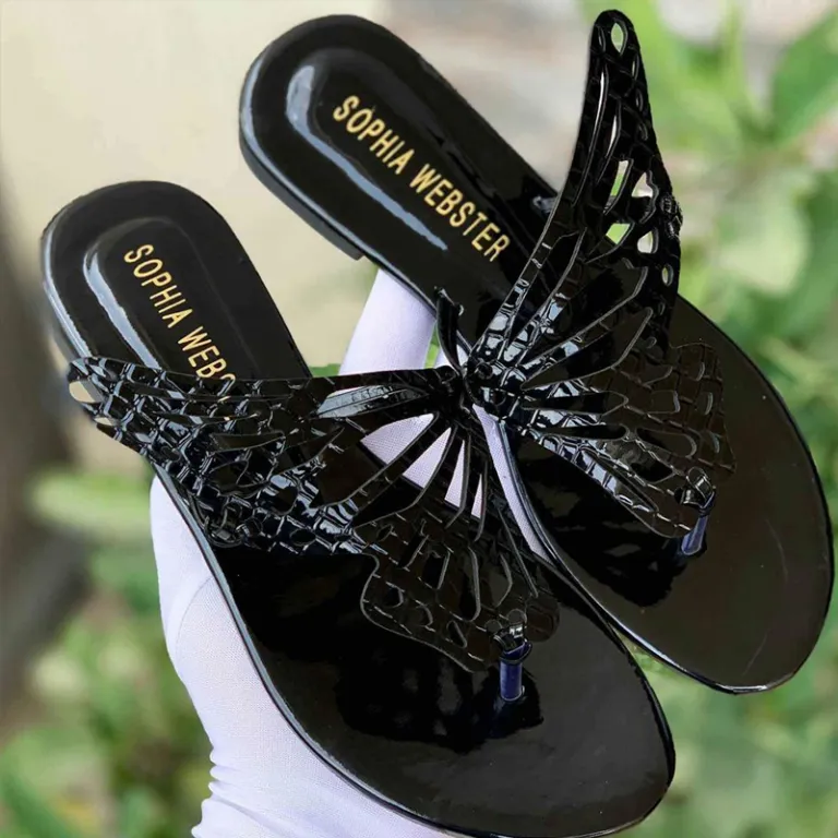 Butterfly Sandals Flats Slides Fashion Slippers