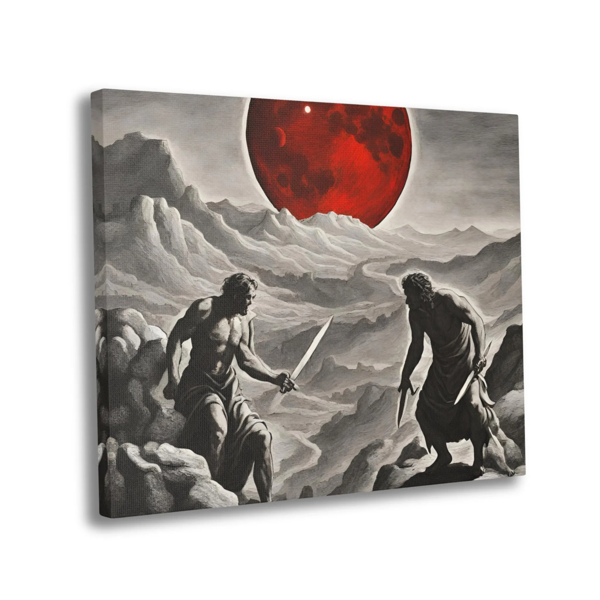 Cain & Abel (Bloody Moon) Canvas