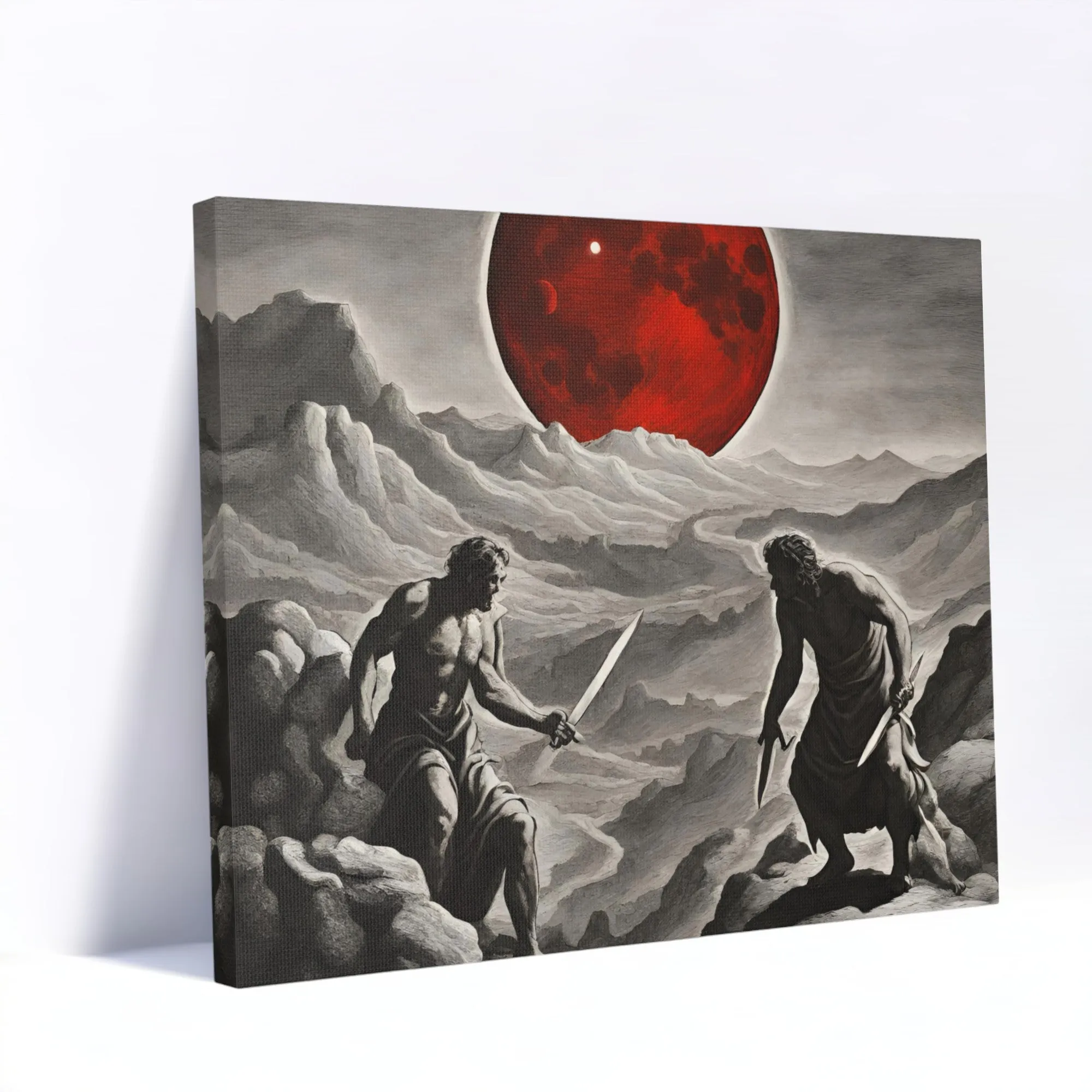 Cain & Abel (Bloody Moon) Canvas