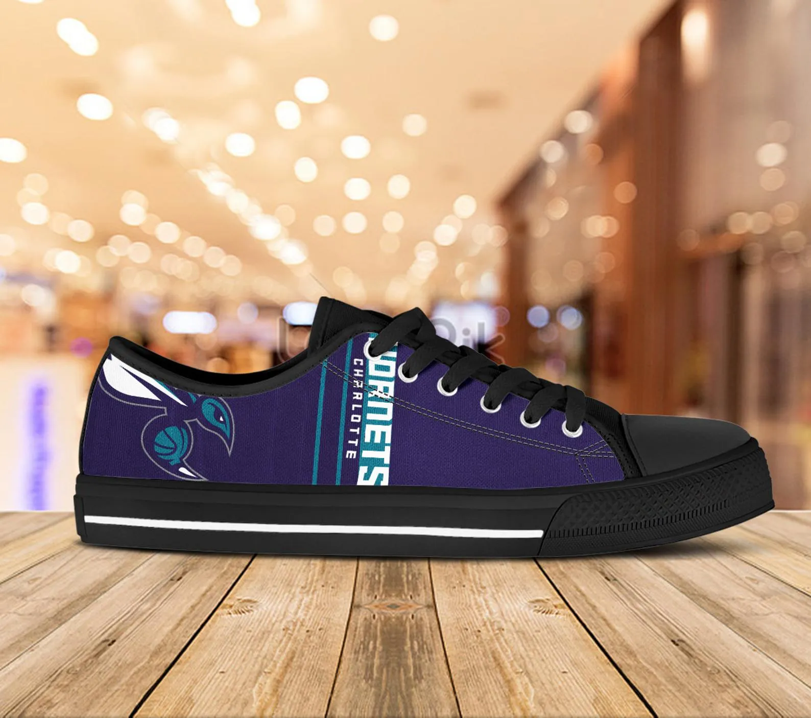 Charlotte Hornets Custom Lowtop, Basketball Custom Shoes, Sport Lowtop, Canvas Shoes, Canvas Lowtop, Unisex Shoes, Gift Birthday