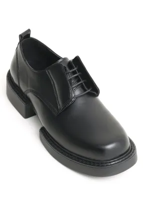 CHUNKY FORMAL SHOES-BLACK