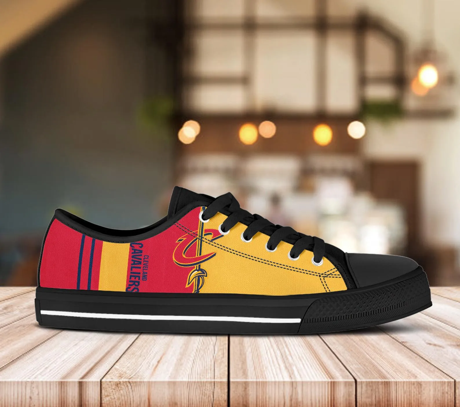 Cleveland Cavaliers Custom Lowtop, Basketball Custom Shoes, Sport Lowtop, Canvas Shoes, Canvas Lowtop, Unisex Shoes, Gift Birthday