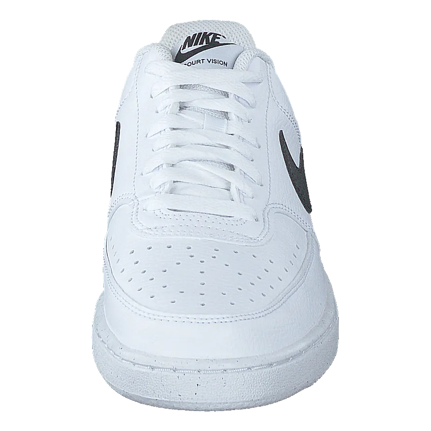 Court Vision Low Next Nature Men's Shoes WHITE/BLACK-WHITE