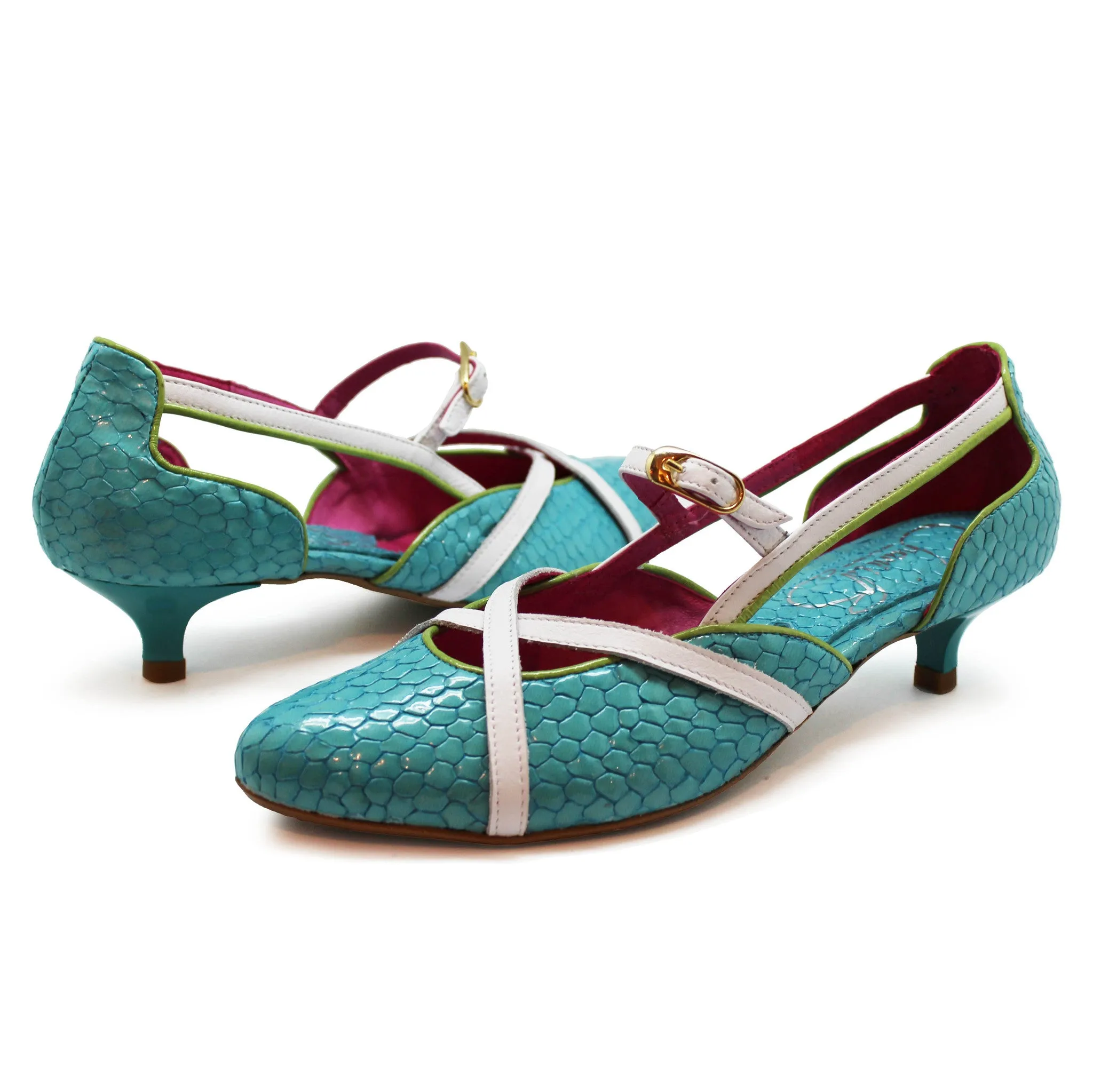 Croisse - Aqua/Green- last pair 34!