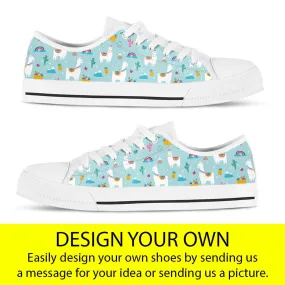 Custom Shoes Design Your Own Sneakers Personalized Shoes  Best Custom Gifts Custom Low Top Converse Style Sneakers For Adults Women & Men