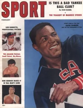 February 1959 SPORT Cover (Rafer Johnson, USA, Lew Burette, Don Hennon)