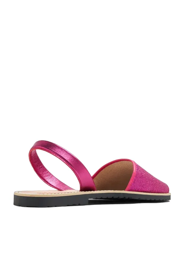 Fuchsia Peep-Toe Sandal - Women