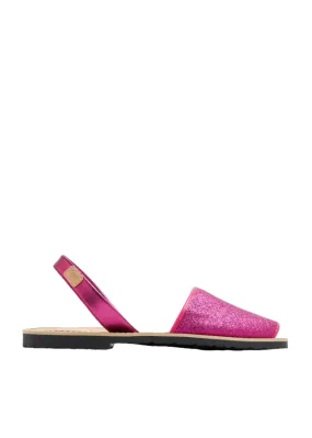 Fuchsia Peep-Toe Sandal - Women