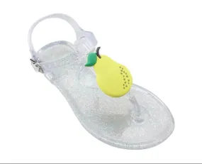 GIRLS FRUIT CLEAR JELLY SANDALS