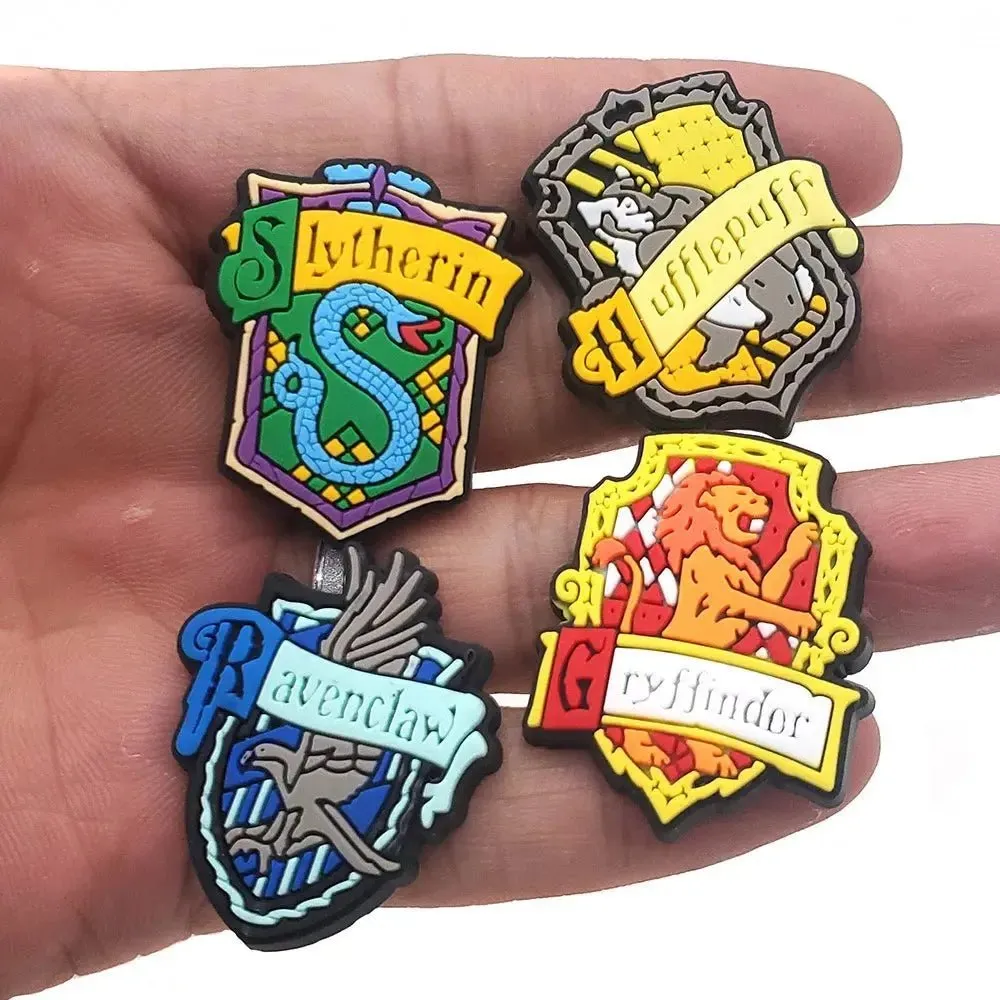 Harry Potter Shoe Charms - Anime Shoe Accessories for Boys - Sandals Garden Shoe Buckle - PVC DIY Wrist Strap Buckle