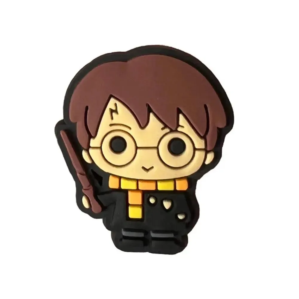 Harry Potter Shoe Charms - Anime Shoe Accessories for Boys - Sandals Garden Shoe Buckle - PVC DIY Wrist Strap Buckle