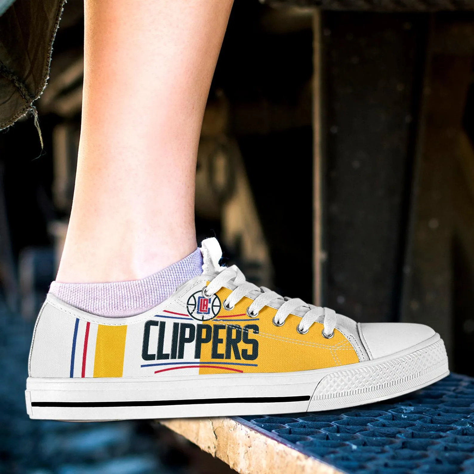 LA Clippers Custom Lowtop, Basketball Custom Shoes, Sport Lowtop, Canvas Shoes, Canvas Lowtop, Unisex Shoes, Gift Birthday