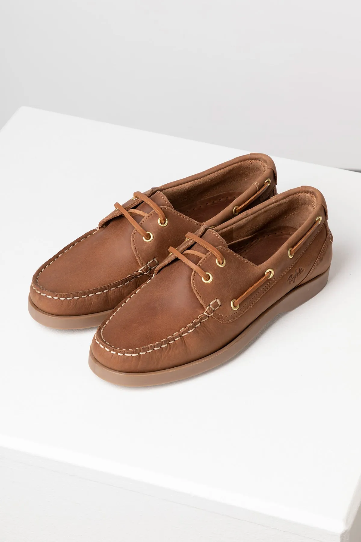 Ladies Leather Deck Shoes - Reighton