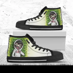 Lil Xan Custom Shoes, Custom Music Shoes, Music Hightops, Rapper Lil Xan Shoes, Hip Hop, Rapper Hi Tops