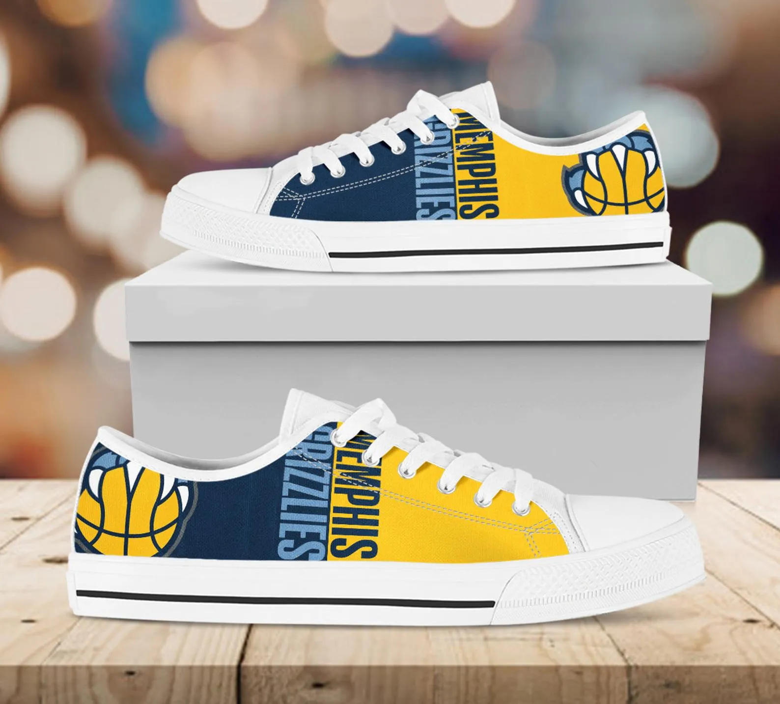 Memphis Grizzlies Custom Lowtop, Basketball Custom Shoes, Sport Lowtop, Canvas Shoes, Canvas Lowtop, Unisex Shoes, Gift Birthday