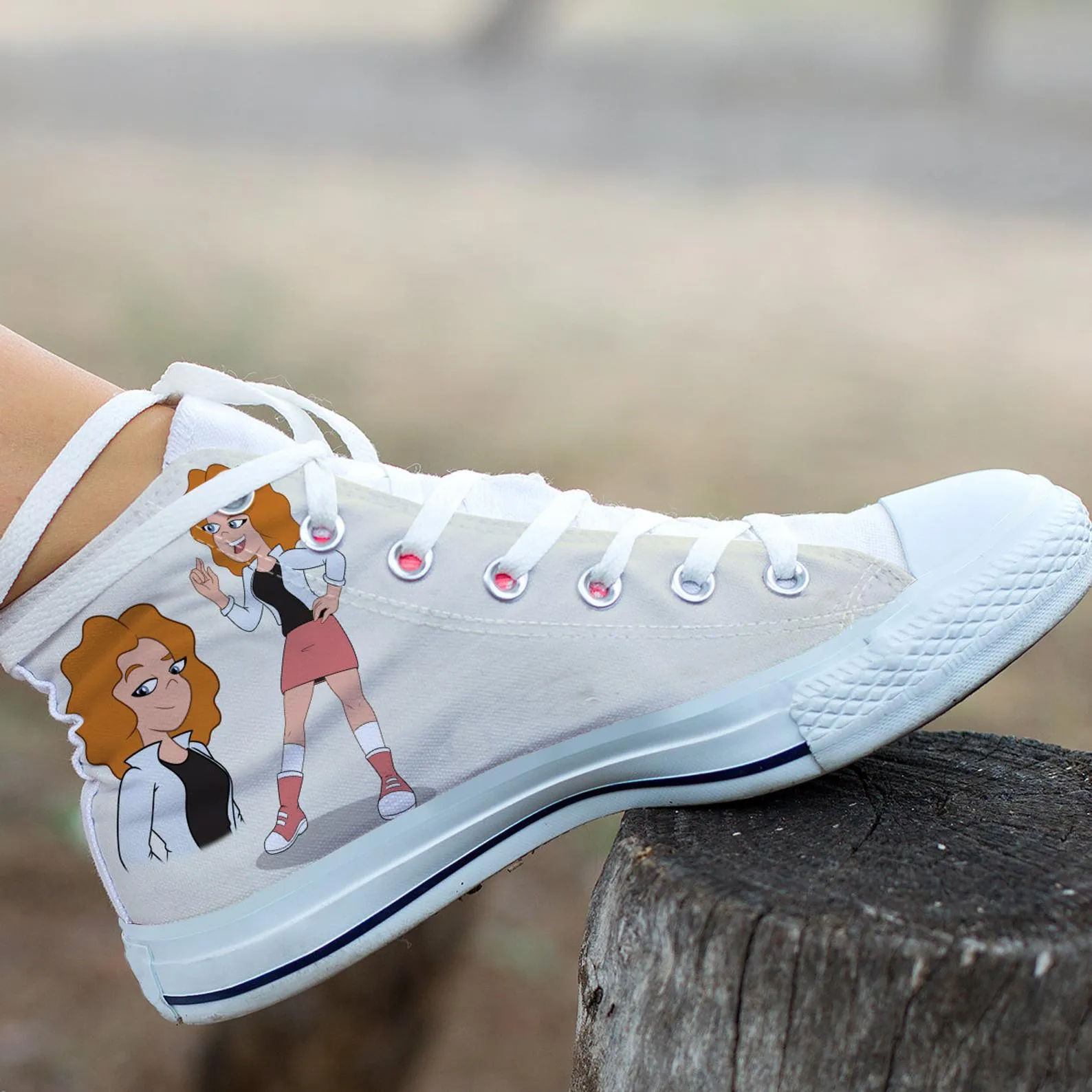 Milo Murphy&#39;s Law Hi Tops, Cartoon Shoes, Disney Custom Shoes, Disney Movie Hi Tops, Milo Murphy Hightops, Walt Disney Animation Film