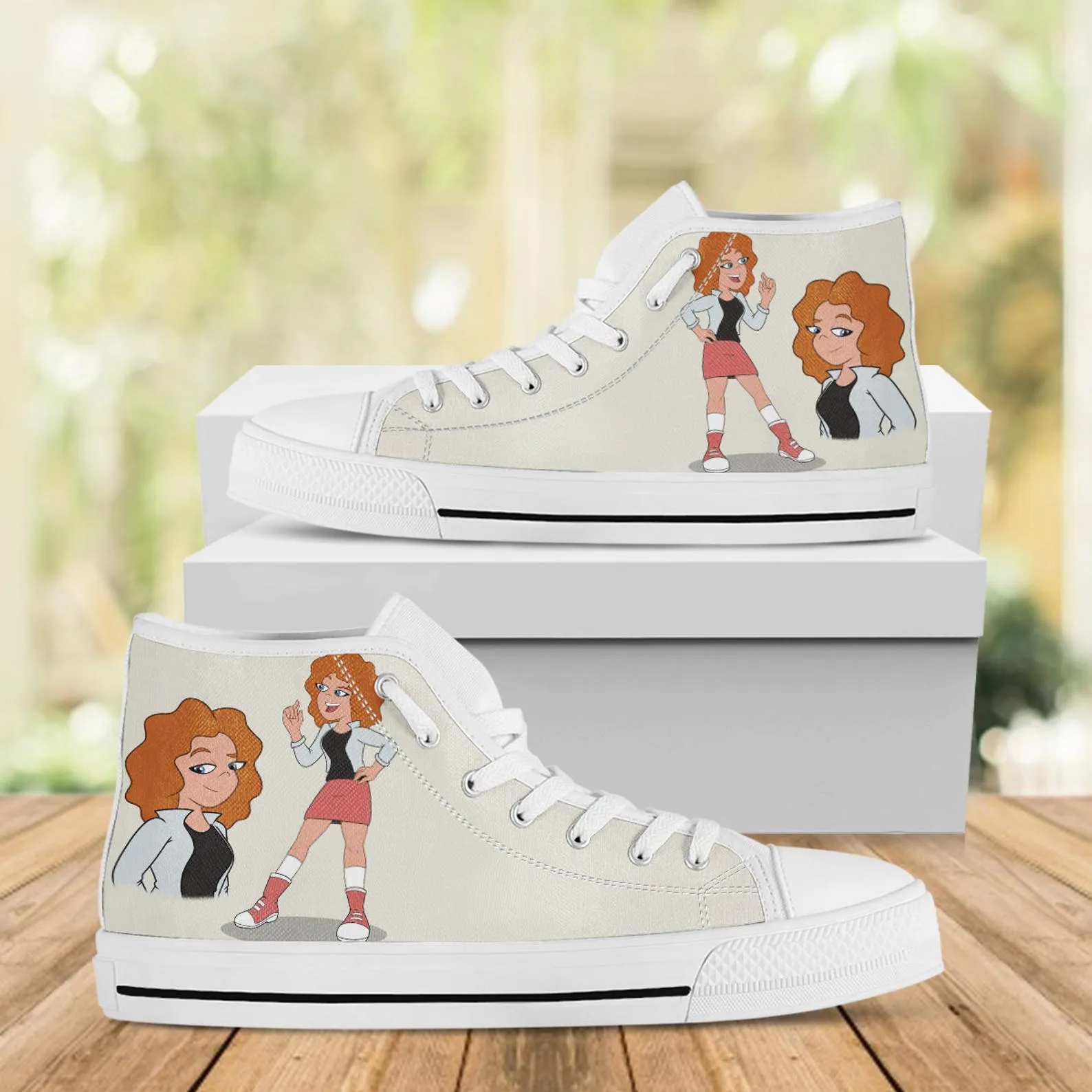 Milo Murphy&#39;s Law Hi Tops, Cartoon Shoes, Disney Custom Shoes, Disney Movie Hi Tops, Milo Murphy Hightops, Walt Disney Animation Film