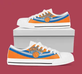 New York Knicks Custom Lowtop, Basketball Custom Shoes, Sport Lowtop, Canvas Shoes, Canvas Lowtop, Unisex Shoes, Gift Birthday