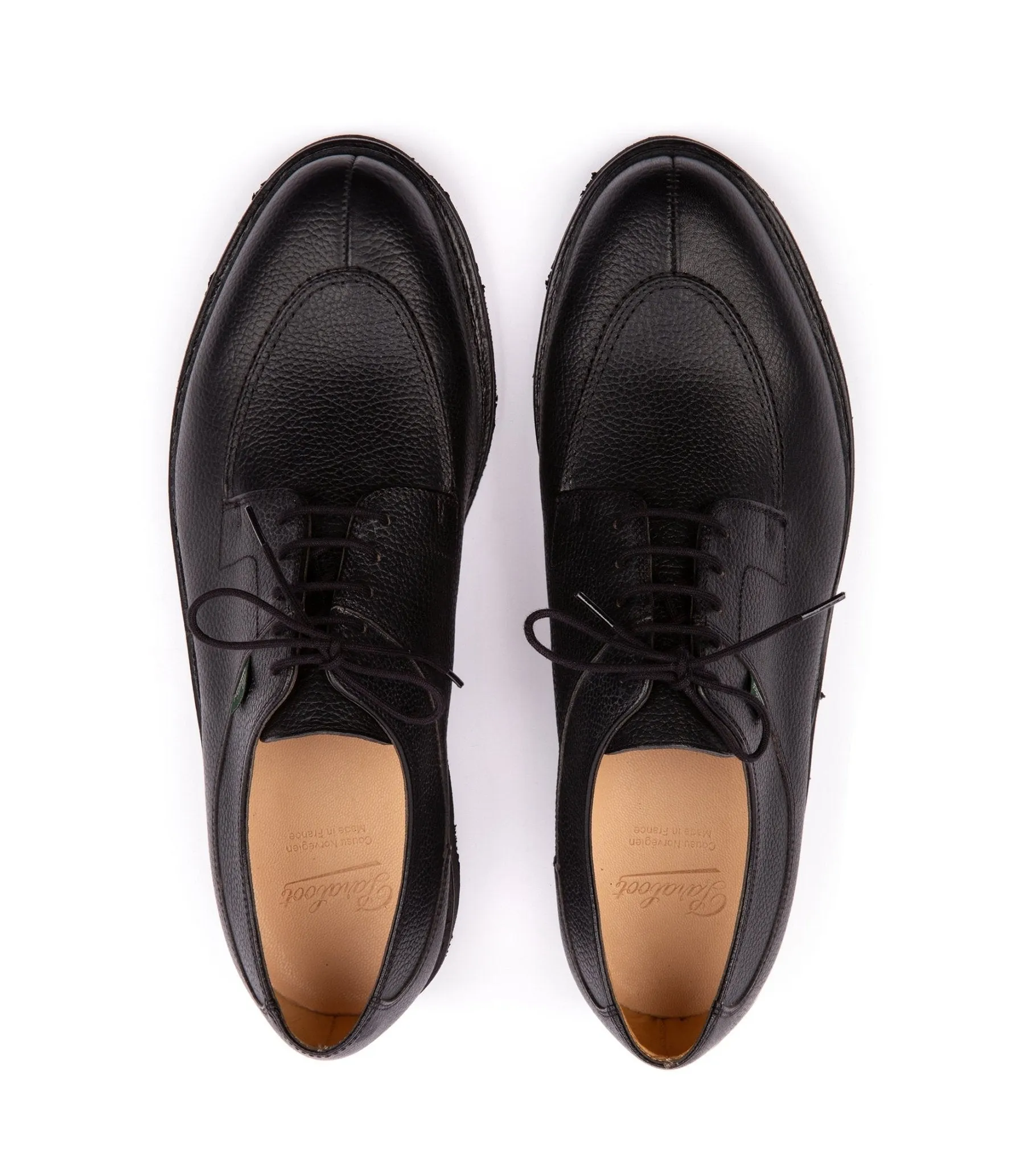 Paraboot Avignon Grain Leather Shoe: Noir