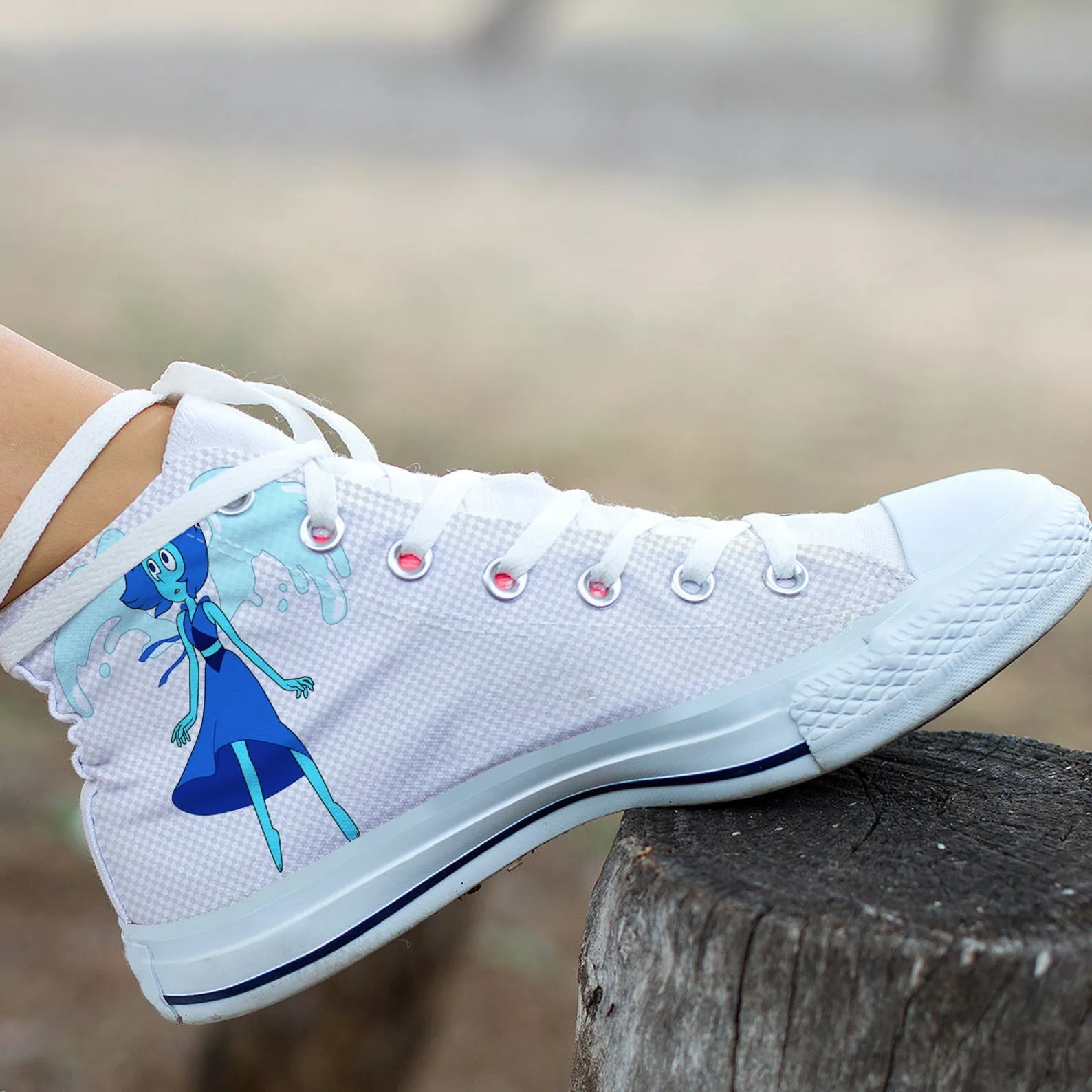 Pearl Custom Shoes, Steven Universe Movie, Cartoon Hightops, Cartoon Network Shoes, Custom Hi Tops, Steven Universe Cartoon Character