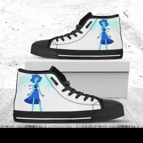 Pearl Custom Shoes, Steven Universe Movie, Cartoon Hightops, Cartoon Network Shoes, Custom Hi Tops, Steven Universe Cartoon Character