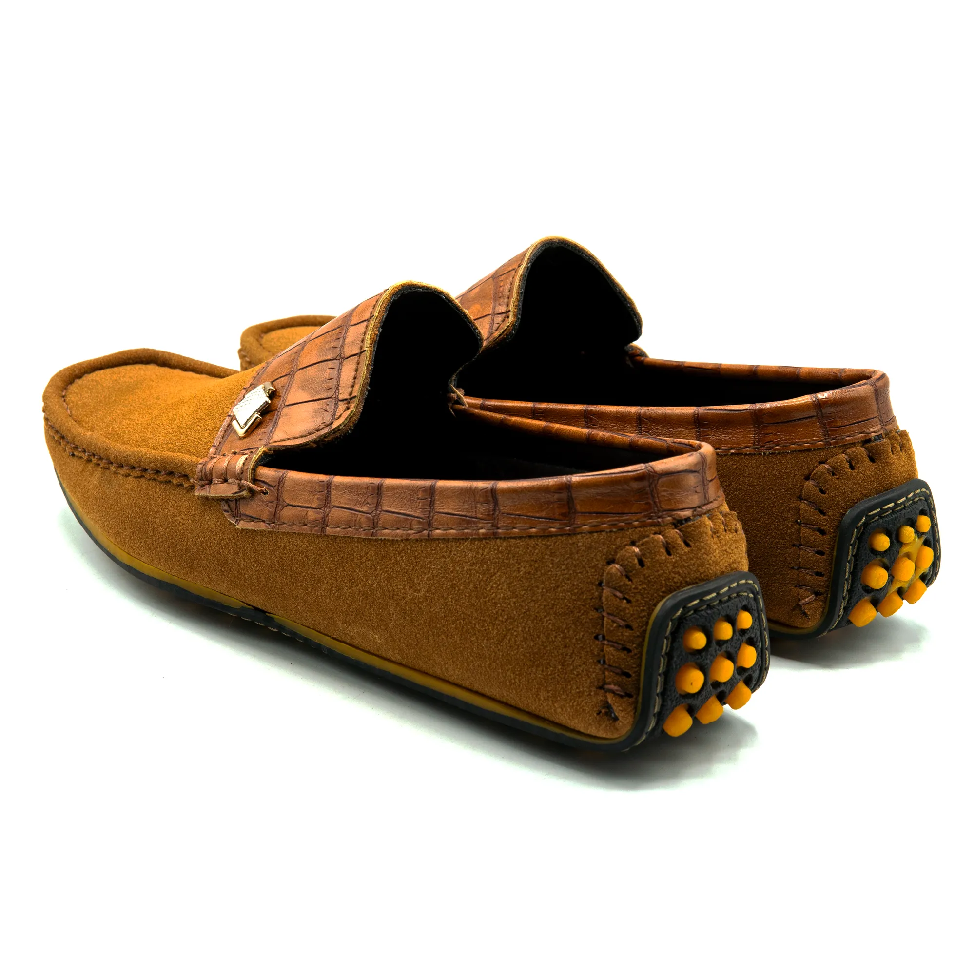 Premium PU Leather Dual Toned Moccasins