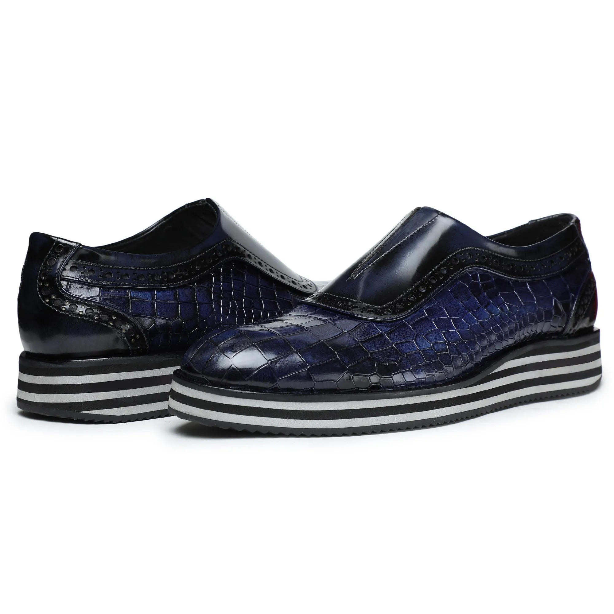 Slip On Sneakers- Crocs Navy