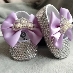 SWAROVSKI SHOES-lavender