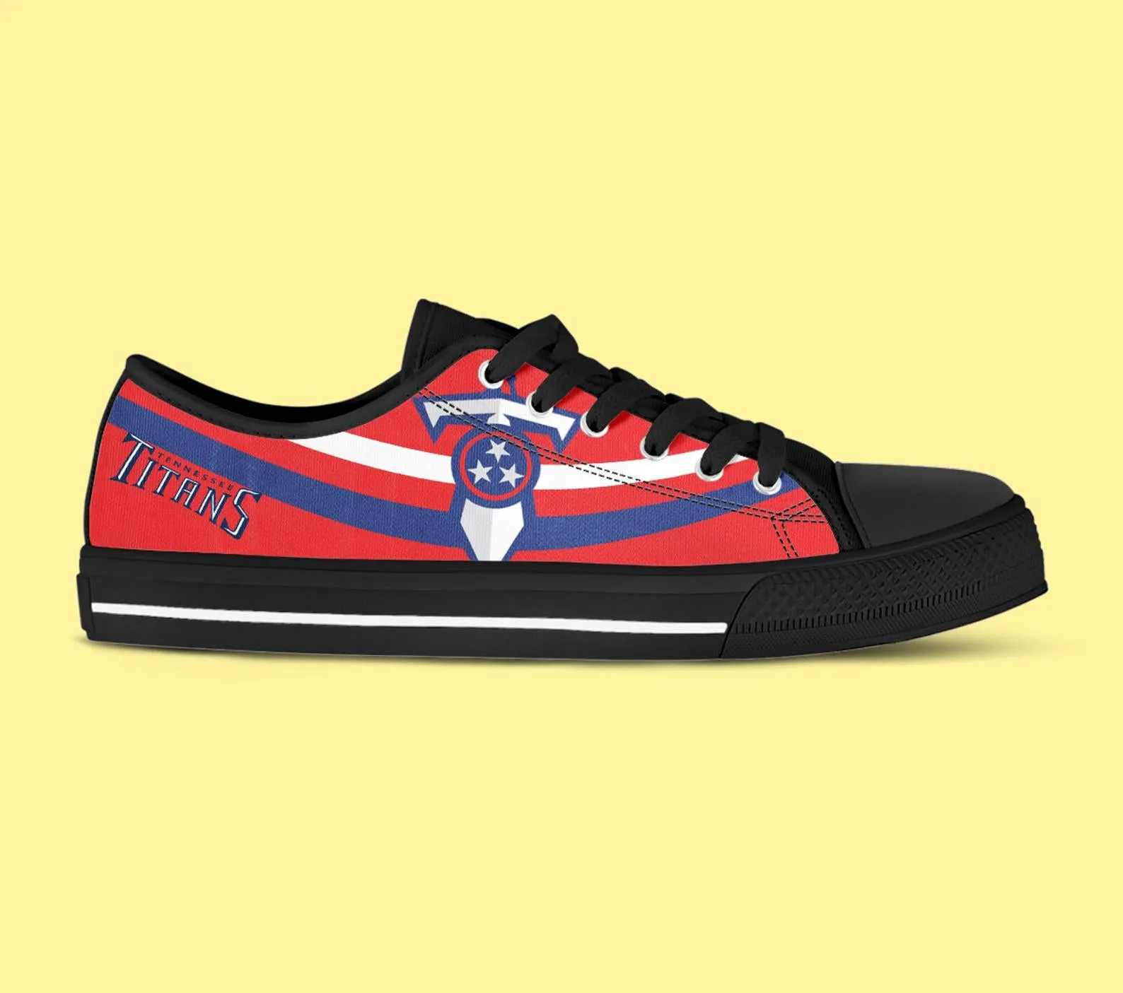 Tennessee Titans Custom Lowtop, Football Custom Shoes, Sport Lowtop, Canvas Shoes, Canvas Lowtop, Unisex Shoes, Gift Birthday