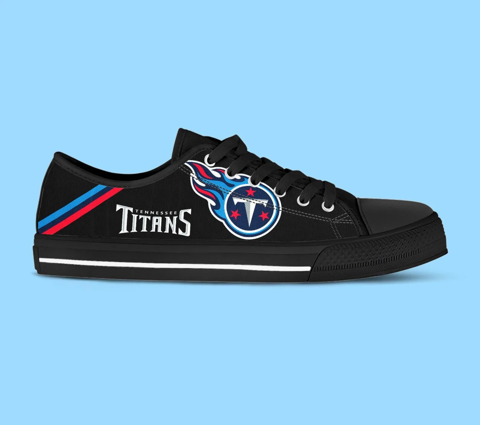 Tennessee Titans Custom Lowtop, Football Custom Shoes, Sport Lowtop, Canvas Shoes, Canvas Lowtop, Unisex Shoes, Gift Birthday