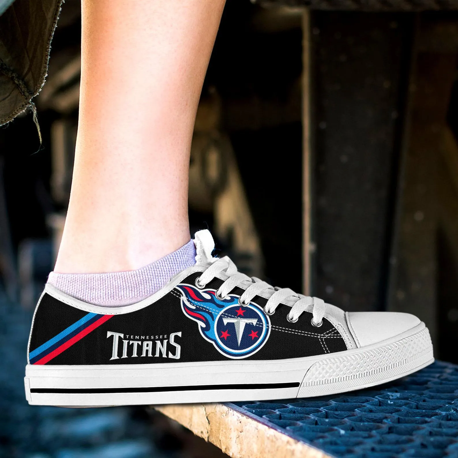 Tennessee Titans Custom Lowtop, Football Custom Shoes, Sport Lowtop, Canvas Shoes, Canvas Lowtop, Unisex Shoes, Gift Birthday