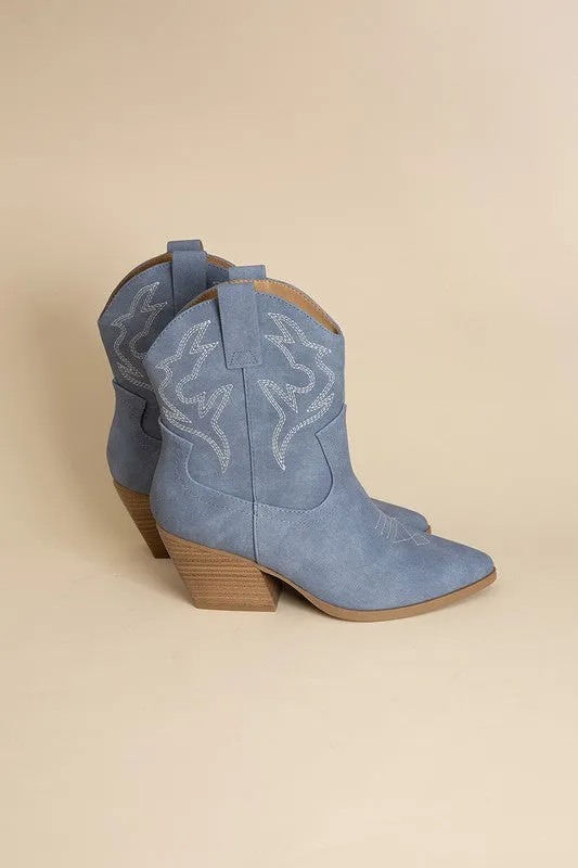 Western Flair Embroidered Cowgirl Boots